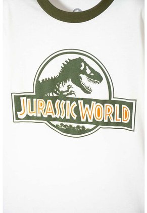 Pijama De Jurassic World Con Pantalón Largo Verde Para Niño 12