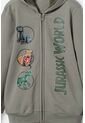 Buzo De Jurassic World Verde Con Capucha Para Niño 6 de Universal
