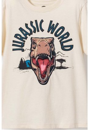 Camiseta De Jurassic World Café Manga Corta Para Niño 2T A 5T 2T