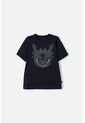 Camiseta Cómo Entrenar A Tu Dragón Negra Manga Corta Para Niño 8 de Universal
