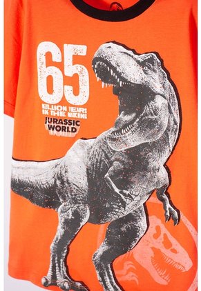 Pijama De Jurassic World Pantalón Largo Multicolor Para Niño 12