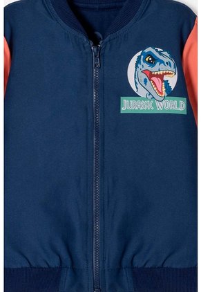 Chaqueta De Jurassic World Con Cierre Multicolor Para Niño 2T A 6T 5T