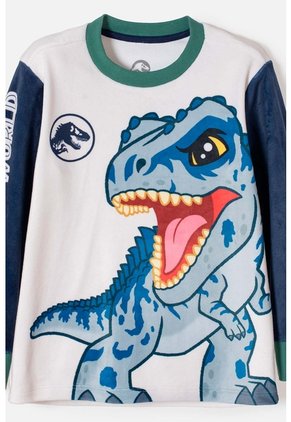 Pijama De Jurassic World Pantalón Largo Multicolor Para Niño 2T A 6T 2T