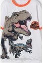 Camiseta De Jurassic World Manga Corta Blanco Para Niño 14 de Universal