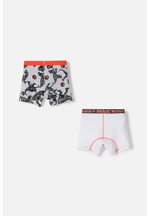 Pack X2 Boxer De Jurassic World Multicolor Para Niño 6