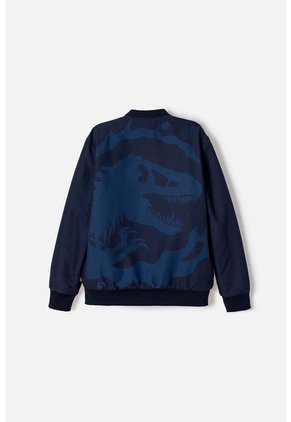 Chaqueta De Jurassic World Con Cierre Azul Para Niño 12
