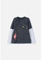 Camiseta Cómo Entrenar A Tu Dragón Gris Manga Larga Para Niño 12 de Universal