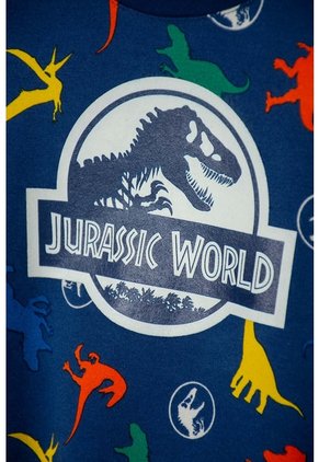 Conjunto De Jurassic World Pantalón Largo Azul Para Niño 2T A 6T 5T