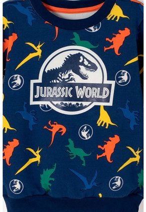 Conjunto De Jurassic World Pantalón Largo Azul Para Niño 2T A 6T 5T