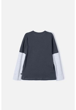 Camiseta Cómo Entrenar A Tu Dragón Gris Manga Larga Para Niño 12