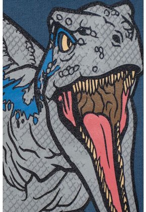 Buzo De Jurassic World Azul De Diseño Cerrado Para Niño 2T A 5T 3T