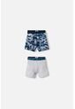 Pack X2 Boxer De Jurassic World Azul Y Gris Para Niño 2T A 5T 4T de Universal