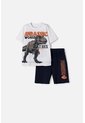 Conjunto De Jurassic World Con Bermuda Multicolor Para Niño 4 de Universal