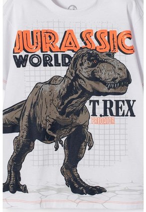 Conjunto De Jurassic World Con Bermuda Multicolor Para Niño 4
