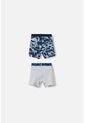 Pack X2 Boxer De Jurassic World Azul Y Gris Para Niño 2T A 5T 4T de Universal