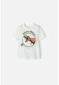Camiseta De Jurassic World Manga Corta Marfil Para Niño 2T A 5T 3T de Universal