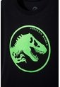 Camiseta De Jurassic World Negra Manga Corta Estampada Para Niño 8 de Universal
