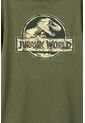 Camiseta De Jurassic World Manga Corta Verde Militar Para Niño 12 de Universal
