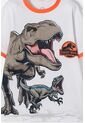 Camiseta De Jurassic World Manga Corta Blanco Para Niño 6 de Universal