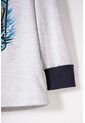 Pijama De Jurassic World Gris Y Azul De Pantalón Largo Para Niño 2T A 5T 5T de Universal