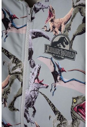 Chaqueta De Jurassic World Con Cierre Verde Oliva Para Niño 12
