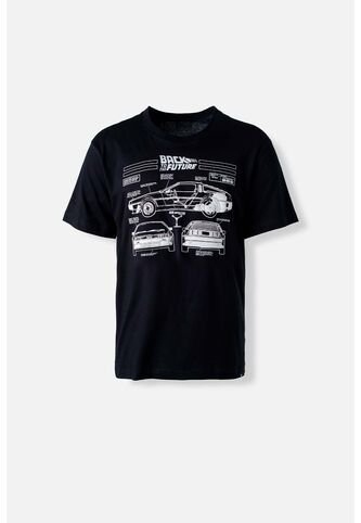 Camiseta De Back To The Future Regular Fit Genero Neutro L UNIVERSAL STUDIOS