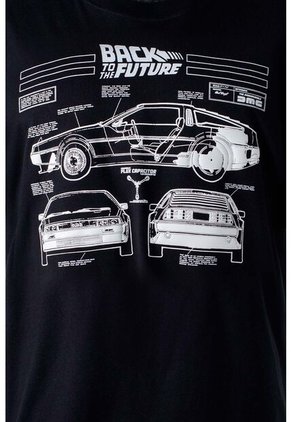 Camiseta De Back To The Future Regular Fit Genero Neutro L