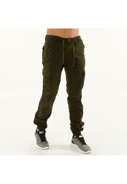 PANTALON UNPLUGGEED HOMBRE 56080 VERDE MILITAR