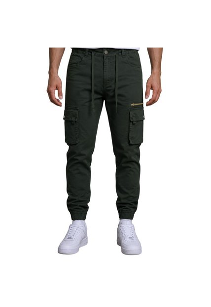 PANTALON UNPLUGGEED HOMBRE 56288R VERDE MILITAR Talla 34