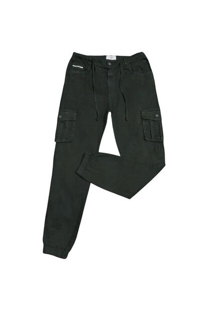 PANTALON UNPLUGGEED HOMBRE 56243R VERDE MILITAR Talla 38
