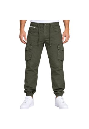PANTALON UNPLUGGEED HOMBRE 56298R VERDE MILITAR Talla 32