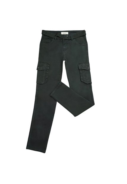 PANTALON UNPLUGGEED HOMBRE 58434C VERDE MILITAR Talla 34