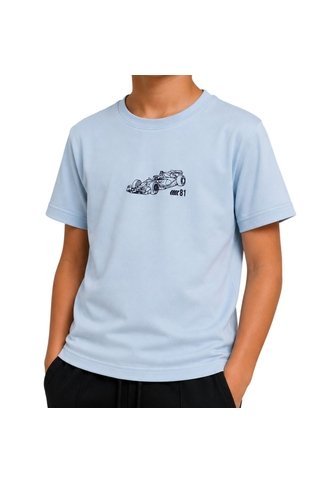 CAMISETA UNPLUGGEED NIÑO 77081 AZUL CLARO Talla 12 Unpluggeed