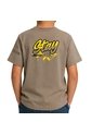 CAMISETA UNPLUGGEED NIÑO 77058 CAQUI Talla 6 de Unpluggeed