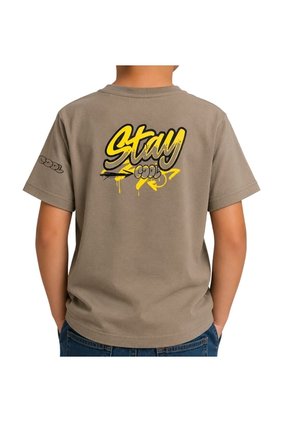 CAMISETA UNPLUGGEED NIÑO 77058 CAQUI Talla 6