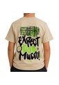 CAMISETA UNPLUGGEED NIÑO 77084 CAQUI Talla 10 de Unpluggeed