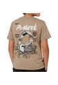 CAMISETA UNPLUGGEED NIÑO 77083 MOCCA Talla 10 de Unpluggeed