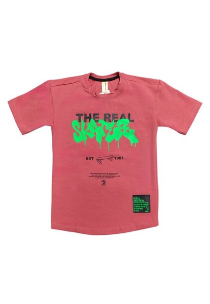 CAMISETA UNPLUGGEED NIÑO 77050 GUAYABA Talla 14