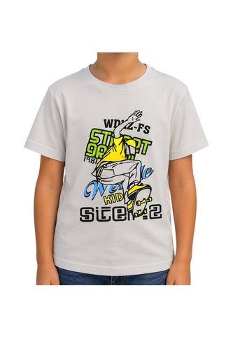CAMISETA UNPLUGGEED NIÑO 77052 GRIS CLARO Talla 10 Unpluggeed