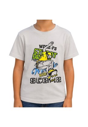 CAMISETA UNPLUGGEED NIÑO 77052 GRIS CLARO Talla 10