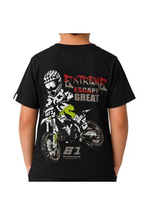 CAMISETA UNPLUGGEED NIÑO 77082 NEGRO Talla 6