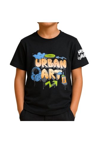 CAMISETA UNPLUGGEED NIÑO 77056 NEGRO Talla 8 Unpluggeed
