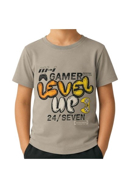 CAMISETA UNPLUGGEED NIÑO 77053 CAQUI Talla 16