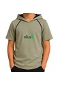 CAMISETA UNPLUGGEED NIÑO 76063 VERDE Talla 12 de Unpluggeed