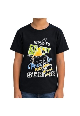 CAMISETA UNPLUGGEED NIÑO 77052 NEGRO Talla 10 Unpluggeed