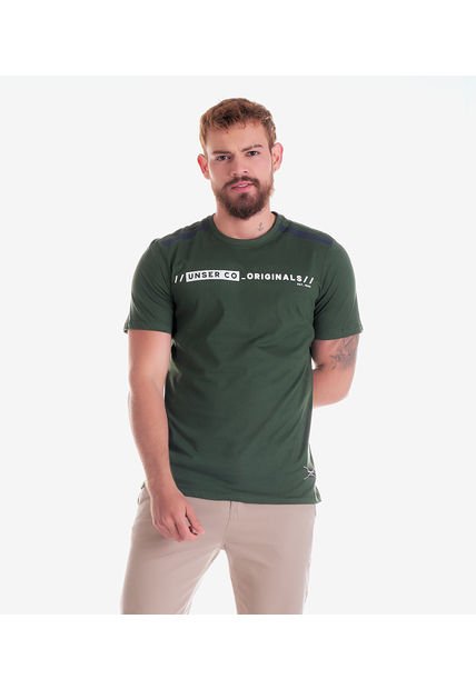 Camiseta Estampada Para Hombre Unser