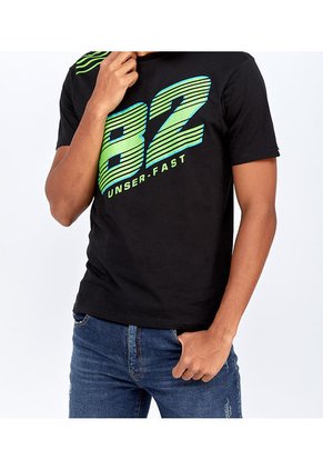 Camisetas Negro Unser 823951