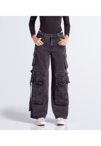 Pantalon Para Mujer Cargo Con Bolsillos Unser Unser