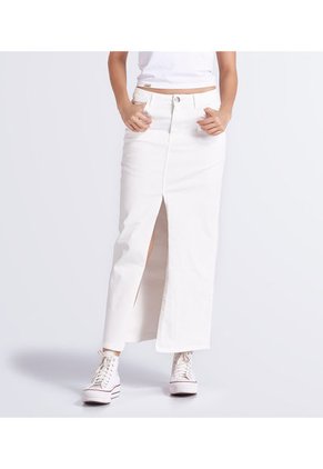 Falda Para Mujer Larga Con Abertura Y Bolsillos Unser