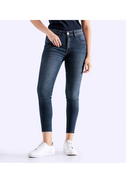 Jean Skinny Para Mujer Unser